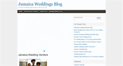 Desktop Screenshot of jamaicaweddingsblog.com